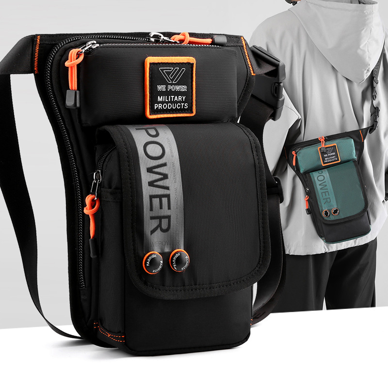 Motorcycle Gear Backpack - Herren-Hüfttasche, Gürteltasche für Motorradfahrer, Reisen, Militär,