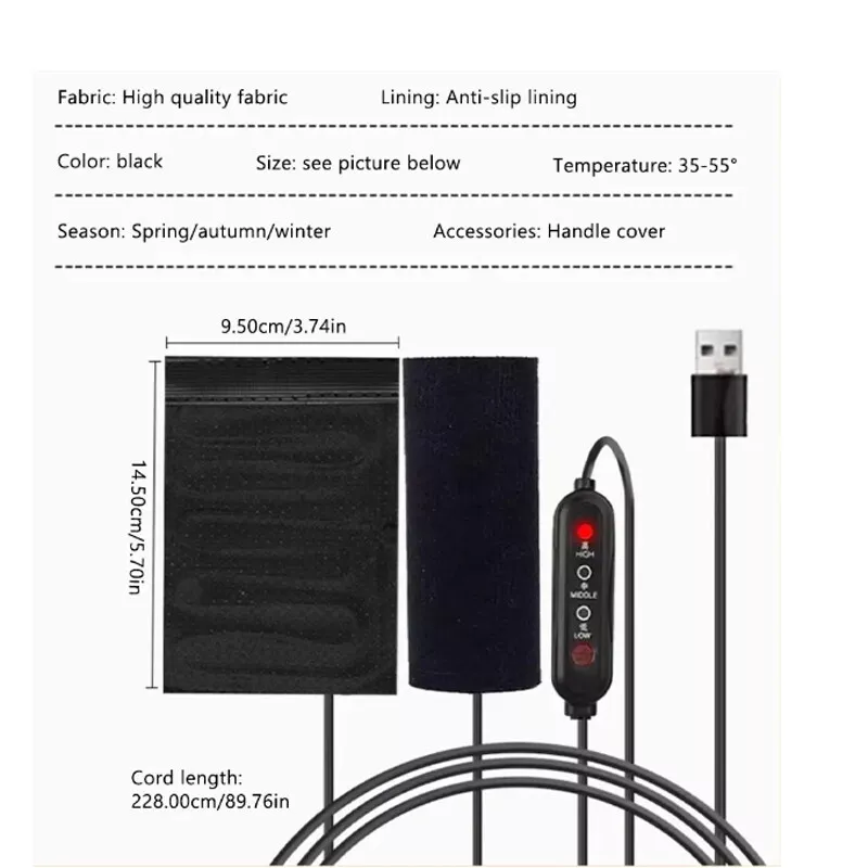 3-Gang-Wärmer, elektrisch behe – Handlebar Grip Heated Bewertung und Preis